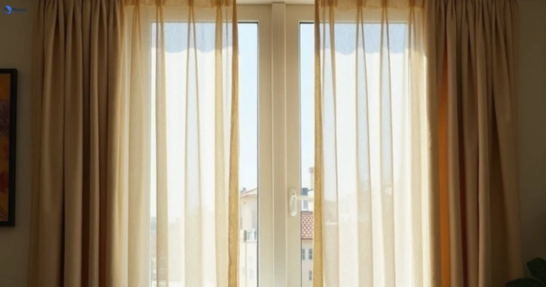 Dull dusty drapes in sylvania-nsw before professional cleaning